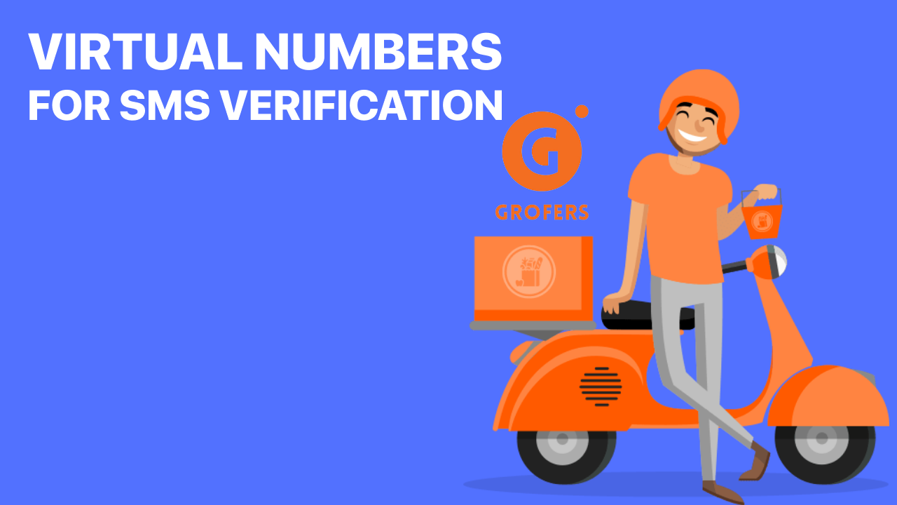 Virtual numbers to receive SMS from Glofers (Blinkit)