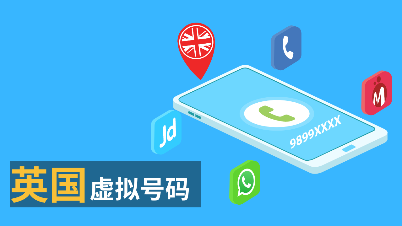 在线接收短信的英国虚拟号码